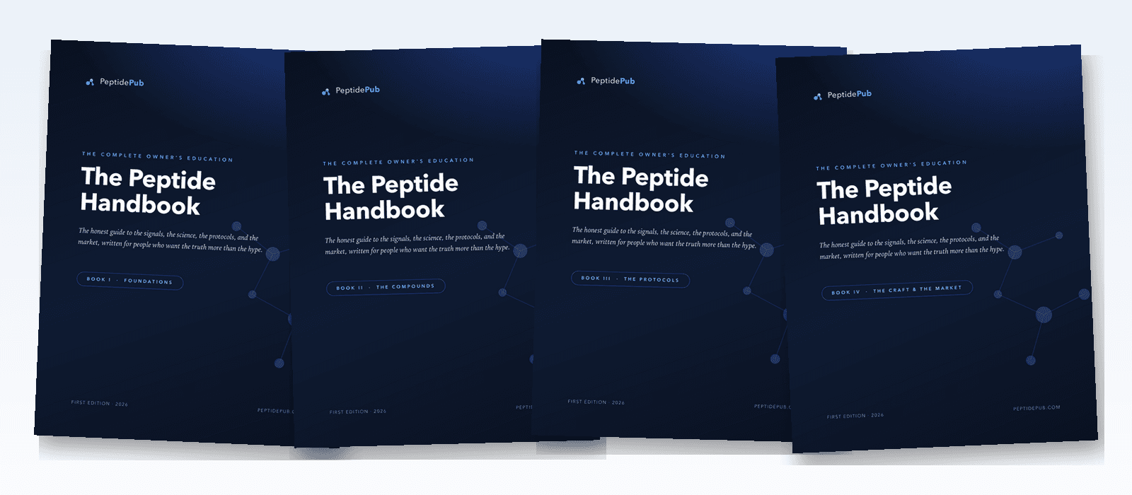The Peptide Handbook: four designed books